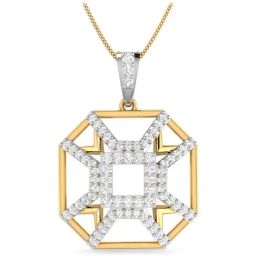 PC Jeweller Falak 18k Gold Pendant without Chain for Women-image-19