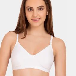 Tweens White Non Wired Non Padded T-Shirt Bra-image-1
