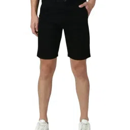 Peter England Black Regular Fit Shorts-picture-16