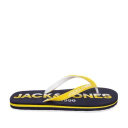 Jack & Jones Men's Yellow & Navy Flip Flops-image-47