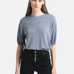 Kazo Blue Round Neck Top-picture-20