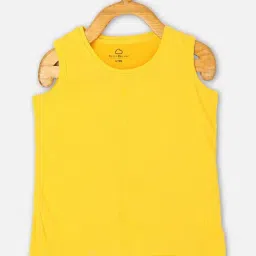 Sweet Dreams Kids Yellow Cotton Regular Fit T-Shirt-image-17