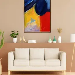 The Art House Abstract Multicolor Canvas Painting-picture-16