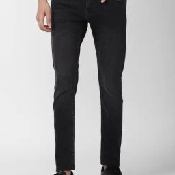 Peter England Black Slim Fit Jeans-picture-0