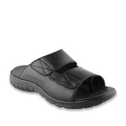 MediFeet Men's Black Toe Ring Sandals-picture-23