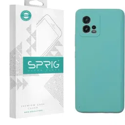 Sprig Liquid Silicone Back Cover for Motorola G72 (Blue)-picture-7