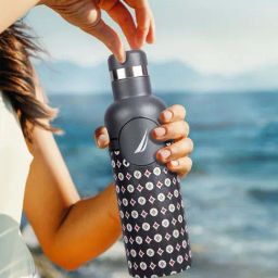 Nautica Yacht Grey & Beige Stainless Steel Iconic Leak-Proof Thermo Flask (500ml)-31