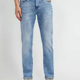 Arrow Sport Blue Cotton Slim Fit Jeans-picture-20