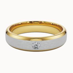 Emori Mixed Metal Diamond Band-image-78
