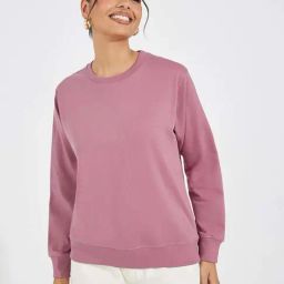 Styli Pink Plain Sweatshirt-image-89