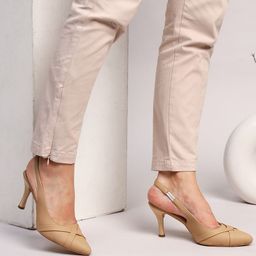 DressBerry Women PU Work Stiletto Mules-30
