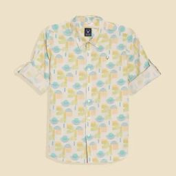 Allen Solly Boys Multi Printed Shirt-image-4