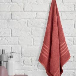 Boutique Living Kalpavriksha Red 550 GSM Cotton Bath Towel-image-60