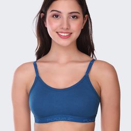 POOJA RAGENEE Full Coverage All Day Comfort Seamless Cotton Workout Bra-picture-17