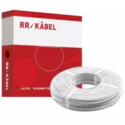 RR Kabel LS0H-EBXL 0.75 Sq.mm 1 Core Halogen Free Flame Retardant Cable White 200 m-image-1