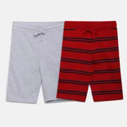 3PIN Boys Multi Cotton Regular Fit Printed Shorts - Pack of 2-picture-48