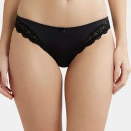 Jockey 1813 Women's Medium Coverage Soft Touch Microfiber Nylon Elastane Bikini-image-1