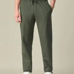 U.S. Polo Assn. Denim Co. Green Cotton Regular Fit Trackpants-picture-19