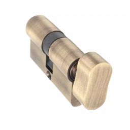 Link Euro Profile Cylinder Lock Hi-Tech Key One Side Key Brass Antique Finish With 3 Keys 72 mm-image-100