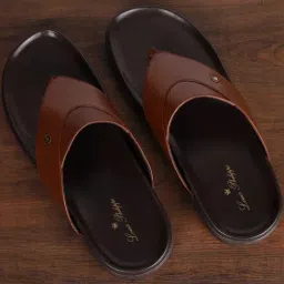 Louis Philippe Men's Brown Thong Sandals-picture-7