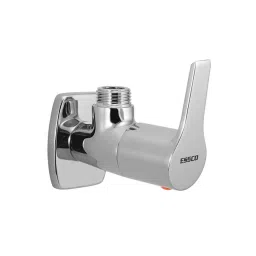 Essco by Jaquar APR-CHR-101053 Silver Stainless Steel Chrome Finish Stop Cock with Wall Flange-image-89