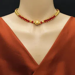 COLOUR OUR DREAMS Gold-Plated Brass Mangalsutra-85