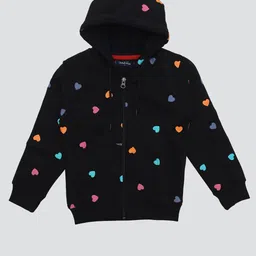 White Snow Girls Printed Sweatshirt-image-79