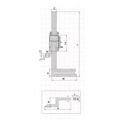 KENCY Digital Height Gauge Standard 600 mm Range  Least Count 0.01 mm Range, HD600 image 2