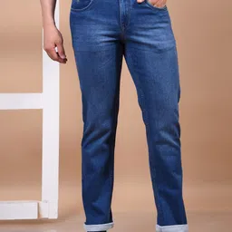 Canary London Men Smart Slim Fit Low-Rise Light Fade Stretchable Jeans-picture-41