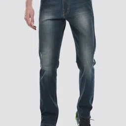 Numero Uno Men Tapered Fit Mildly Distressed Light Fade Stretchable Jeans-image-41