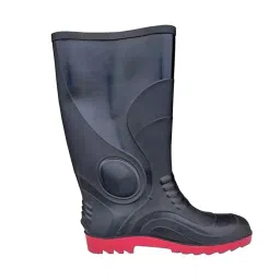 Ladwa LSI - GBST High Ankle Steel Toe Black Safety Gum Boot Size 8 UK-11