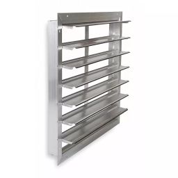Dayton Aluminum Wall Mount 5-1/4 inch Static Backdraft Damper, 3HHN9-image-96