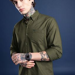 BS BLUE SQUAD Men Slim Fit Oxford Shirt-image-86
