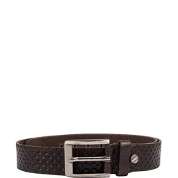 Kara Brown Textured Leather Waist Belt-image-95
