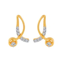 P.C. Chandra Jewellers 18 kt Gold & Diamond Earrings-picture-17