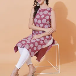 Tviksha Fashion Women Floral Printed Daily Straight Kurtas-29