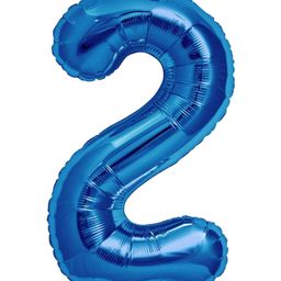 Shopperskart 2nd Number Foil Balloon Blue - Height 81 cm-image-91