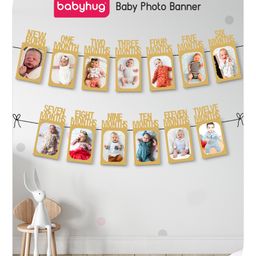 Babyhug Baby Photo Banner - Brown-18