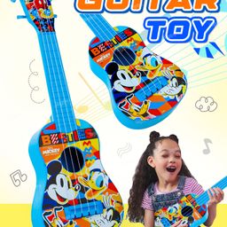 Toysire Big Musical Guitar 4-String Acoustic Plastic Guitar Learning Kids Toy Musical Learning Toy-25