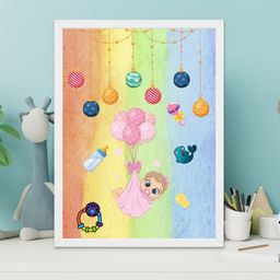 Outfit collections Modern Art Kids Painting For Wall Décor-image-19