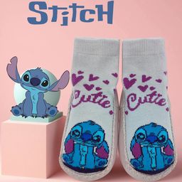 Disney by Yellow Bee Lilo & Stitch Featuring Character Designed Sock Shoes - Purple-8