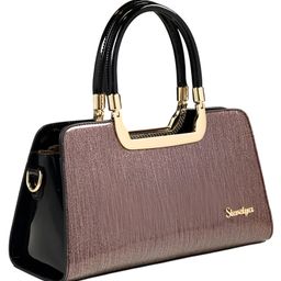 SYGA Women Premium Tote Bag Elegant, Durable & Stylish Handbag for Daily Use(Rose Golden)-image-0