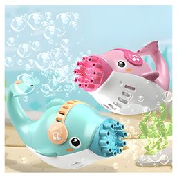 NEGOCIO Bubble Blower Electric Dolphin Cute Durable Handheld Nonslip Portable Interactive Bubble Making Machine Bubble Maker- PACK OF 1- COLOR MAY VARY-15