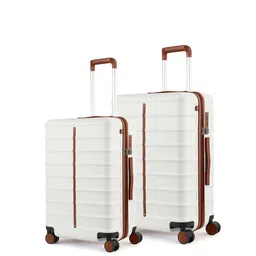 Assembly Unisex Set Of 3 Textured Hard-Sided Trolley Suitcase & Duffle Bag image 2