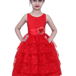 Wish little Lace A-Line Maxi Dress-36