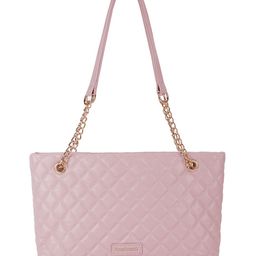 Fastrack Textured PU Structured Shoulder Bag with Quilted-1