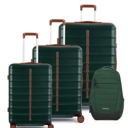 Assembly Unisex Set Of 4 Textured Hard-Sided Trolley Bag & Duffel Bag-image-18