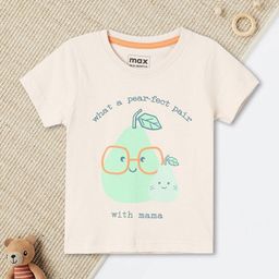 max Boys Typography Printed Applique T-shirt-image-51