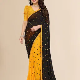 Moda Rapido Polka Dot Beads and Stones Saree-image-79