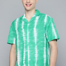 Aeropostale Men Tie & Dye Pure Cotton Casual Shirt-image-30